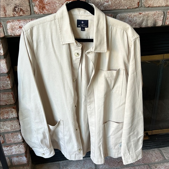 New Ben Sherman long sleeve Birch Pocket Shirt Jacket size L - Picture 1 of 9